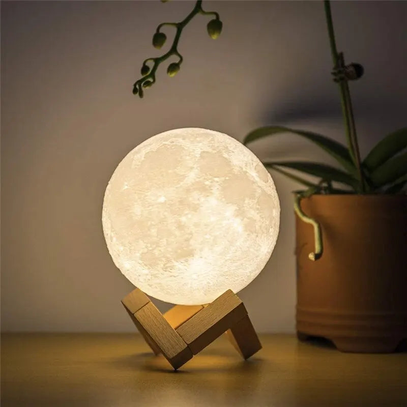 3D LED Moon Lamp