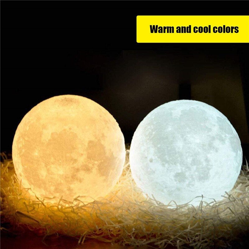 3D LED Moon Lamp